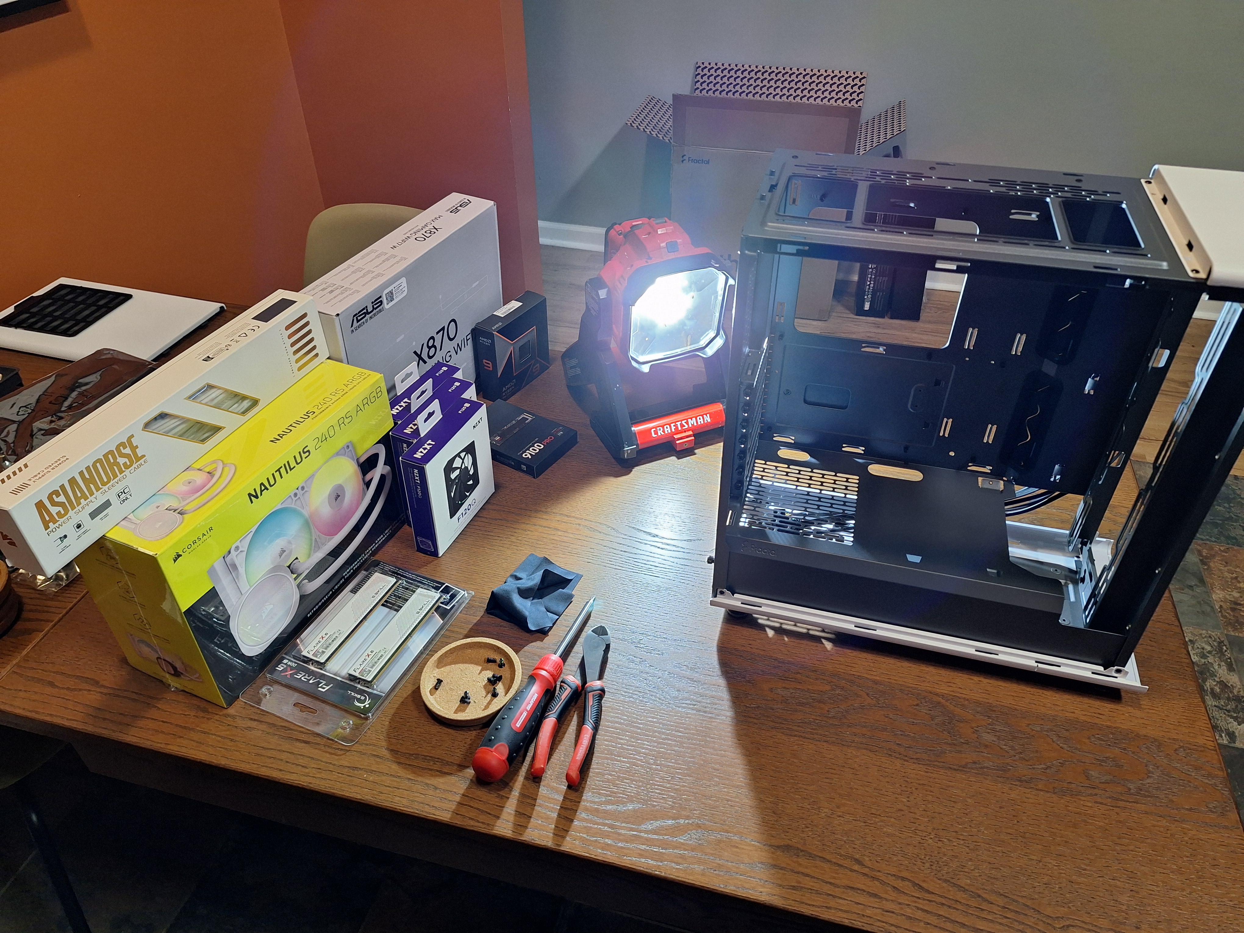 Interior view of the Editing Station PC