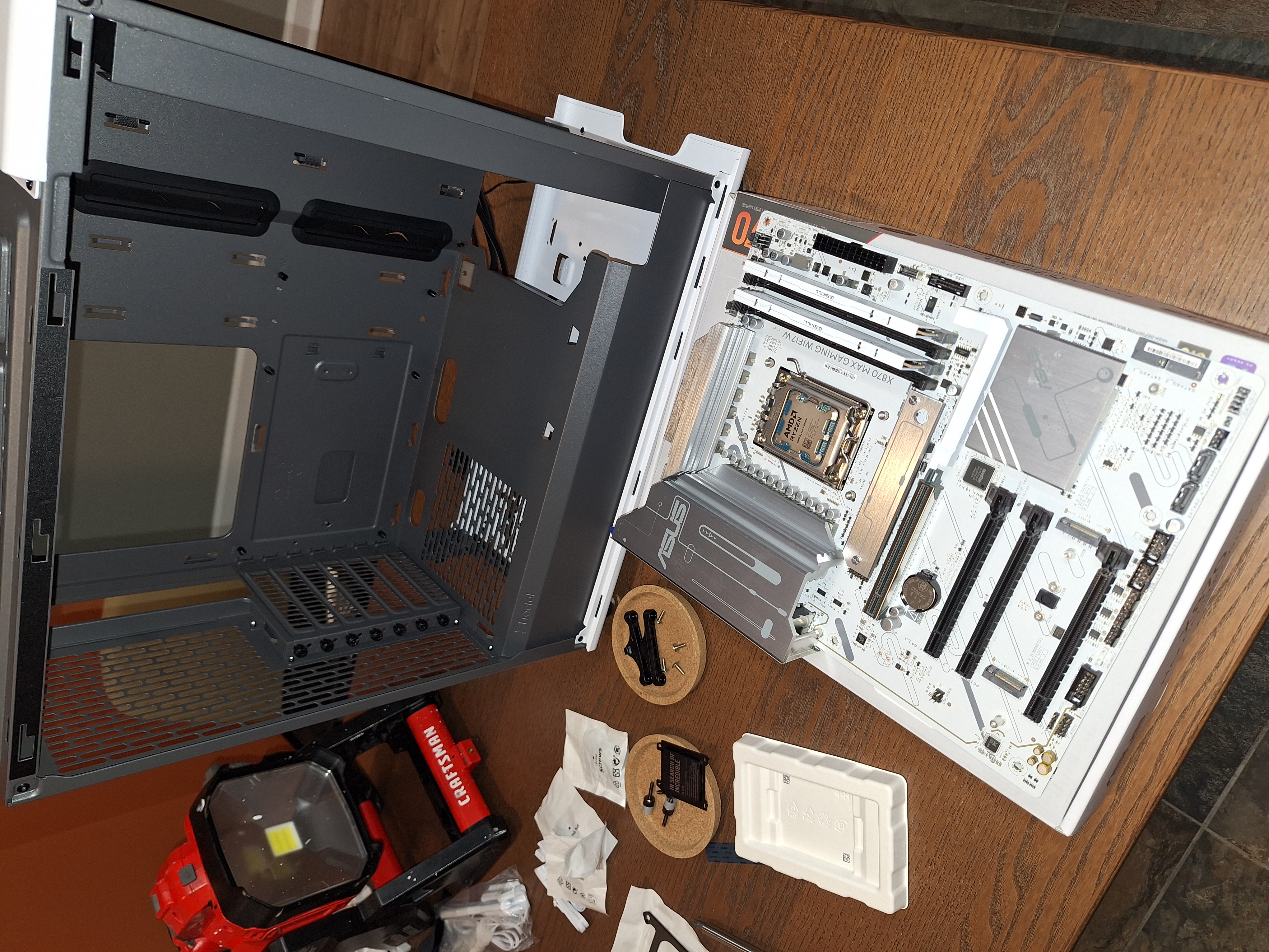 Completed Editing Station PC on the desk