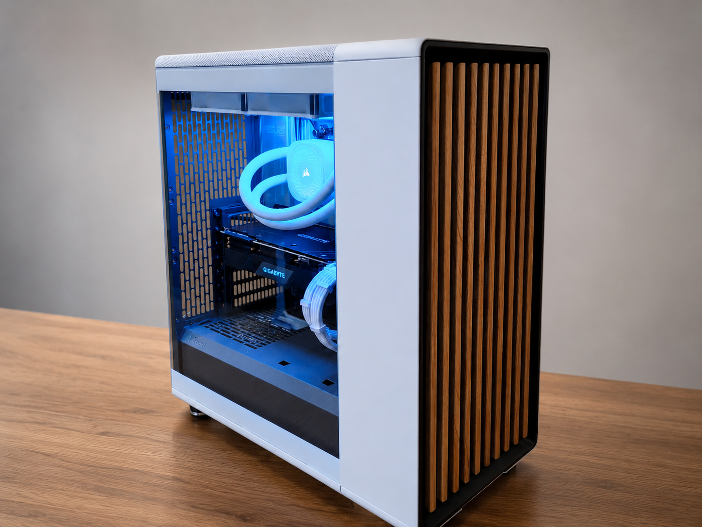 Editing Station PC lighting detail